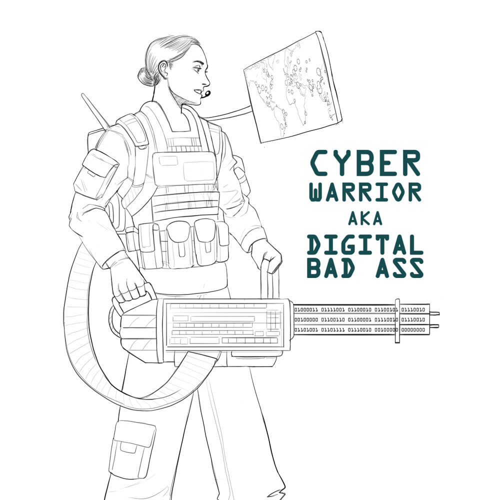 Cyber Warrior Women aka Digital Badass