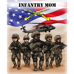 US Army Infantry Mom Tshirt